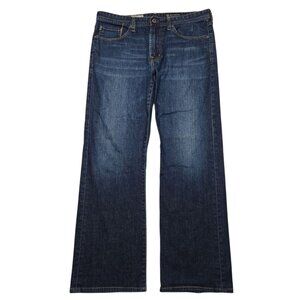 AG Adriano Goldschmied Jeans Mens 34x30 Blue The Hero Relaxed Dark Wash Mid Rise